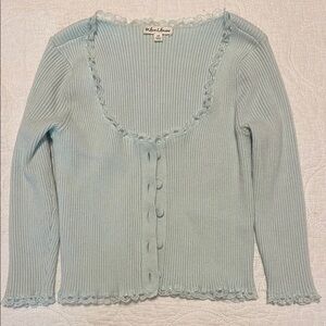 For Love &Lemons Light Blue Cardigan